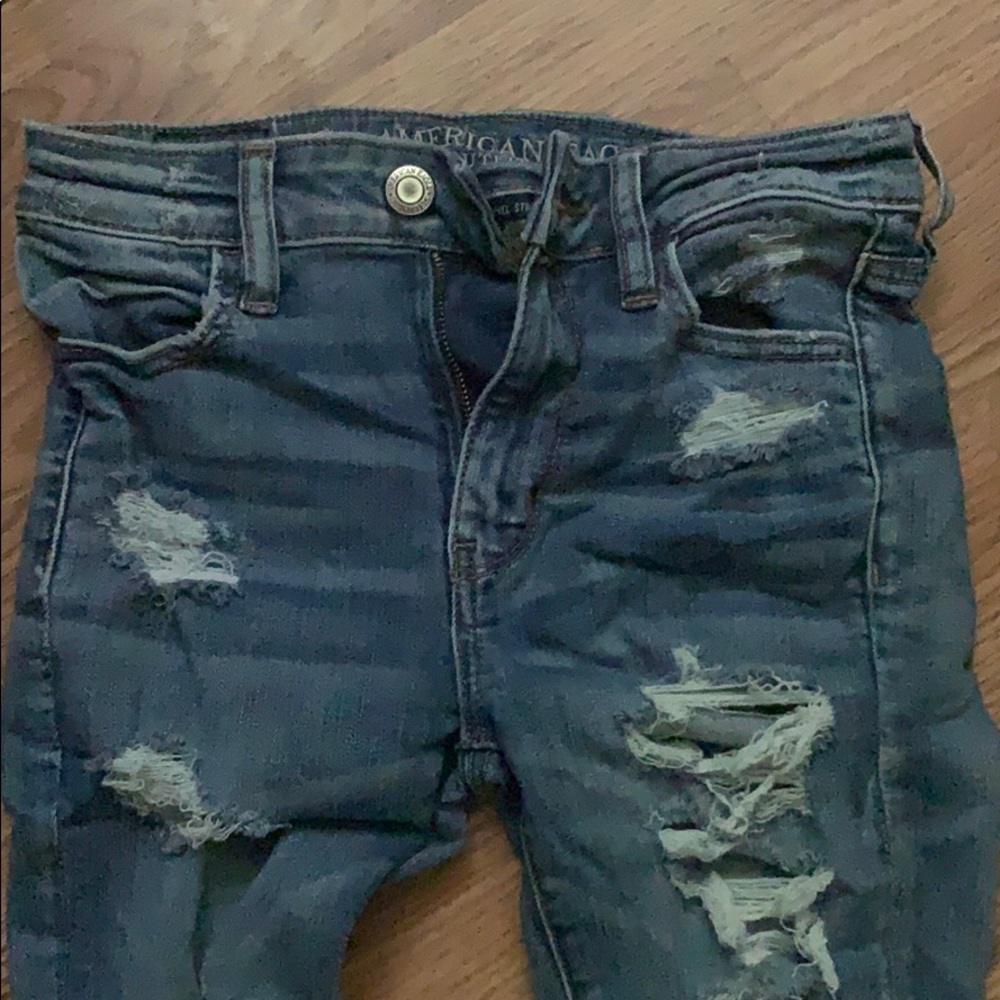 American Eagle Distressed Jegging